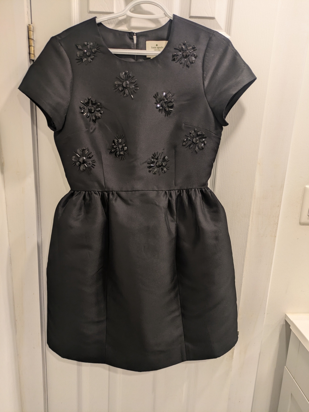 Kate Spade New York Black Embellished Party Dress